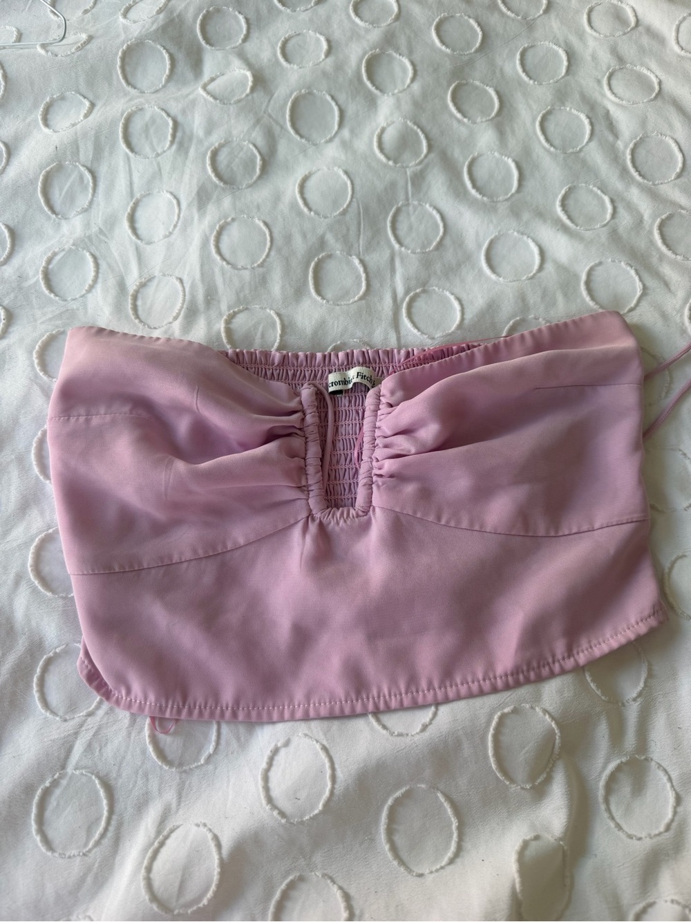 Abercrombie Pink Strapless Top